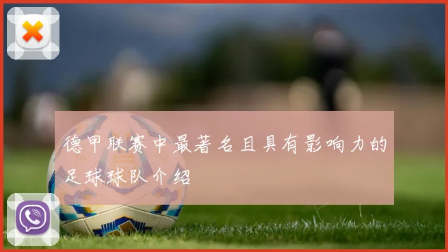 德甲联赛中最著名且具有影响力的足球球队介绍